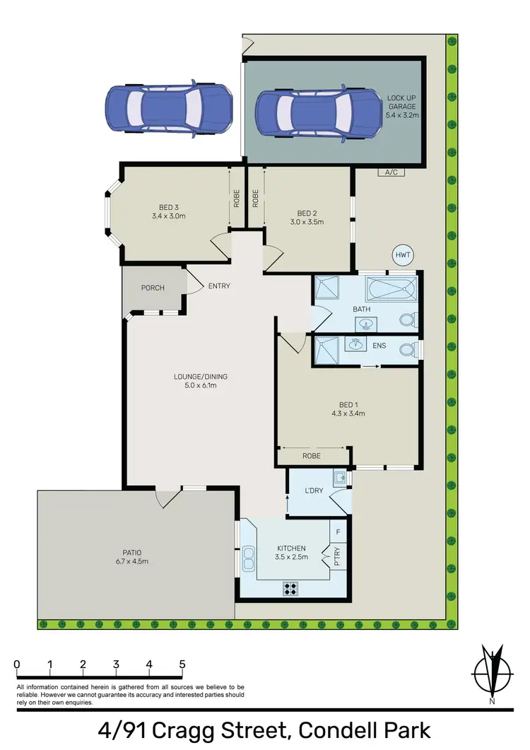 Floorplan of Homely villa listing, 4/91 Cragg Street, Condell Park NSW 2200