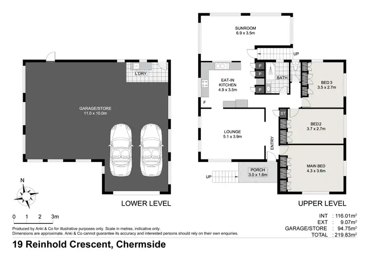 Floorplan of Homely house listing, 19 Reinhold Crescent, Chermside QLD 4032