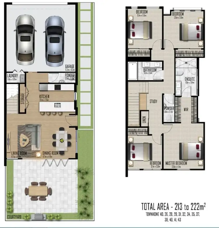 Floorplan of Homely townhouse listing, 35/52 Russell Street, Everton Park QLD 4053