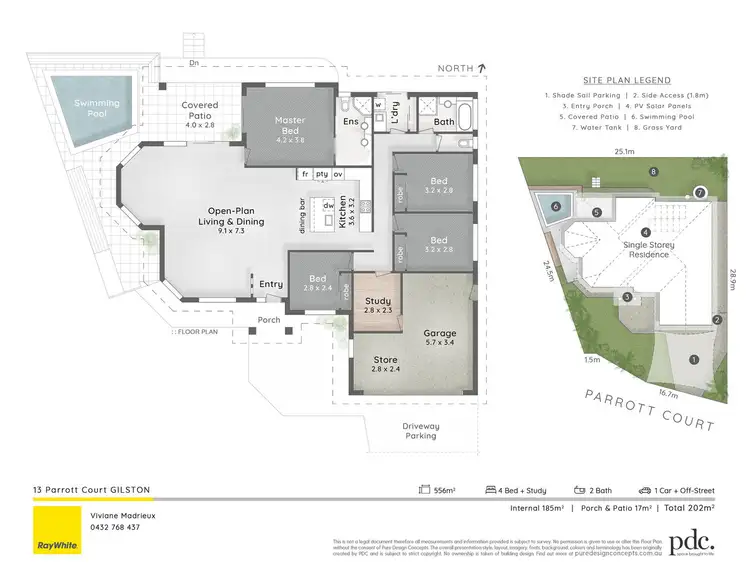 Floorplan of Homely house listing, 13 Parrot Court, Gilston QLD 4211