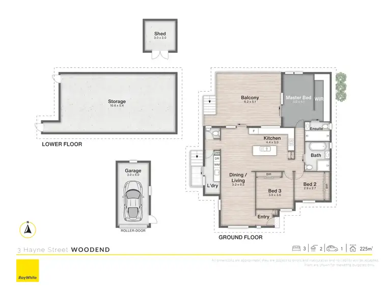 Floorplan of Homely house listing, 3 Hayne Street, Woodend QLD 4305