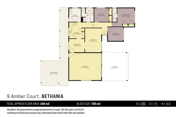 Floorplan of Homely house listing, 9 Amber Court, Bethania QLD 4205