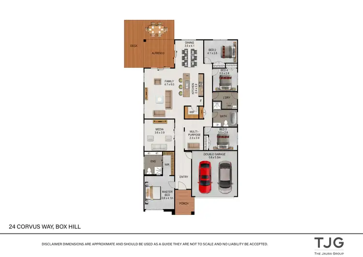 Floorplan of Homely house listing, 24 Corvus Way, Box Hill NSW 2765
