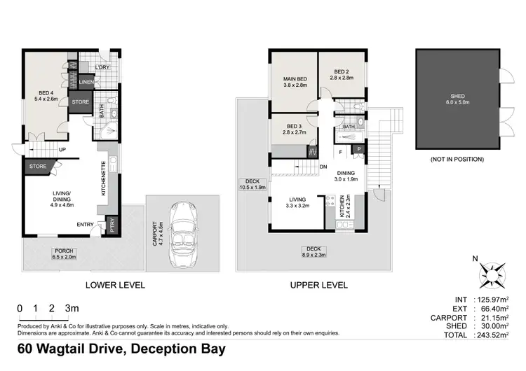 Floorplan of Homely house listing, 60 Wagtail Drive, Deception Bay QLD 4508