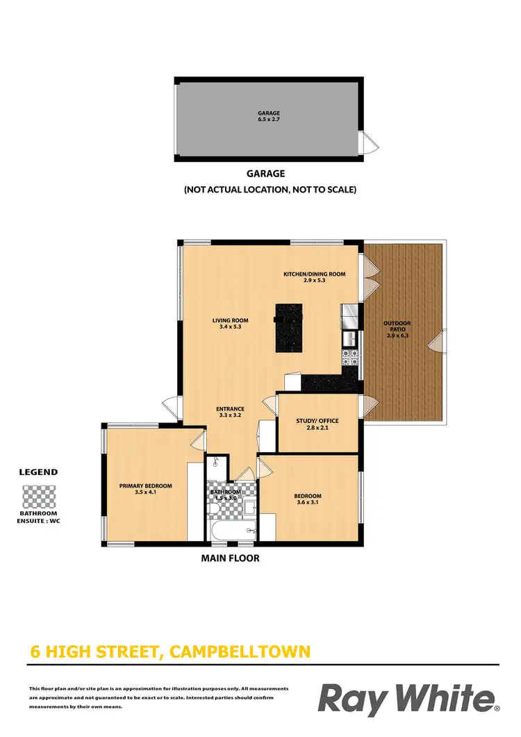Floorplan of Homely house listing, 6 High Street, Campbelltown NSW 2560
