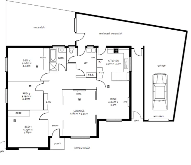 Floorplan of Homely house listing, 12 Avenida Street, Campbelltown SA 5074