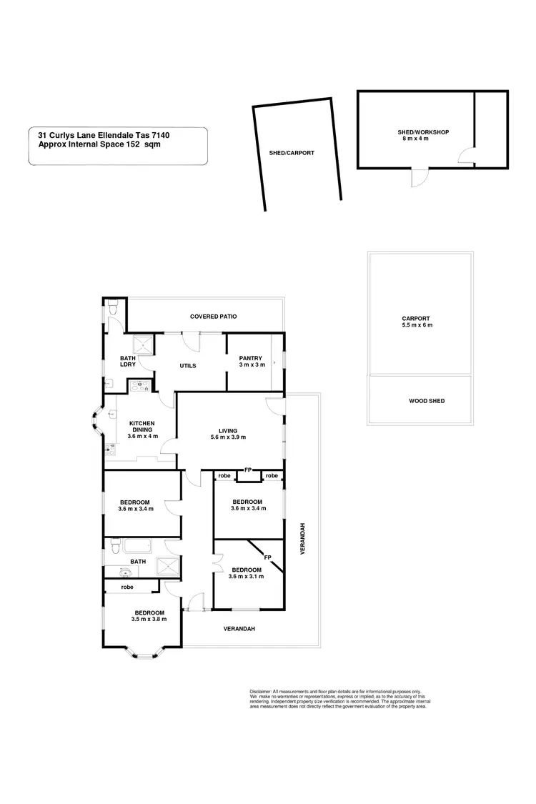 Floorplan of Homely house listing, 31 Curlys Lane, Ellendale TAS 7140