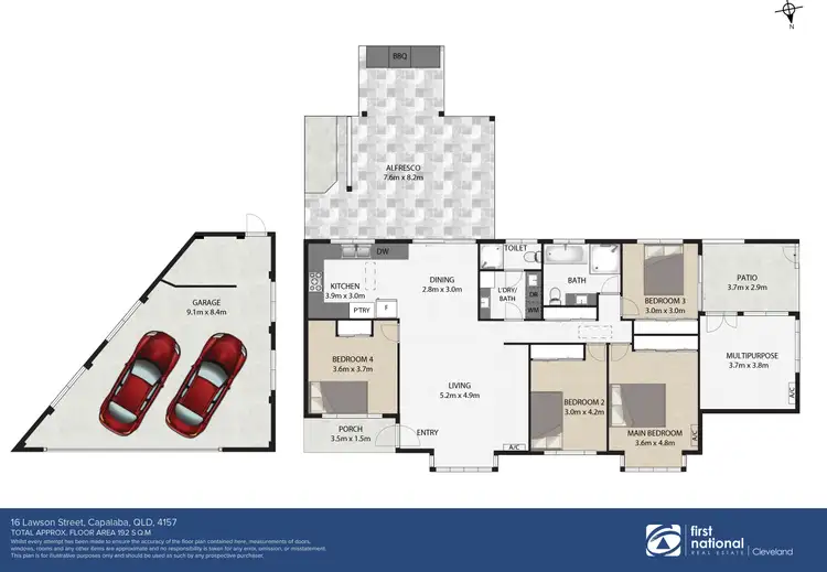 Floorplan of Homely house listing, 16 Lawson Street, Capalaba QLD 4157