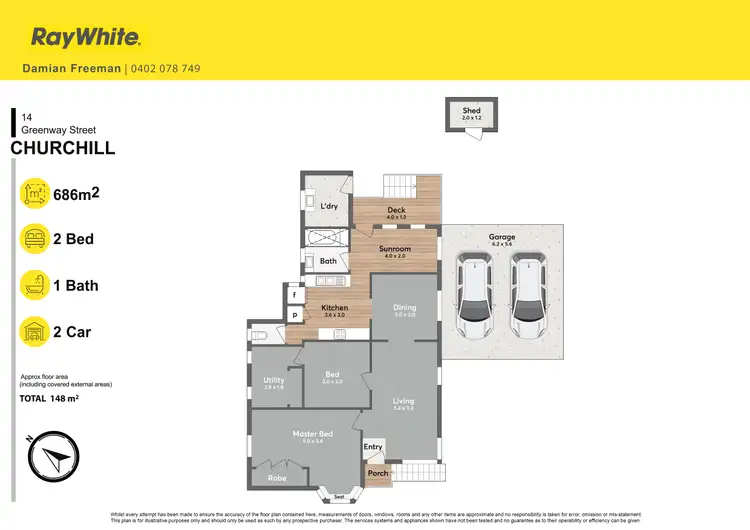 Floorplan of Homely house listing, 14 Greenway Street, Churchill QLD 4305
