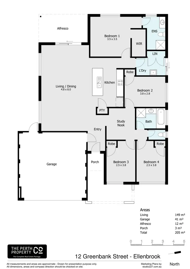 Floorplan of Homely house listing, 12 Greenbank Street, Ellenbrook WA 6069