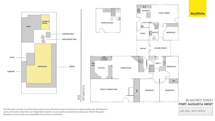 Floorplan of Homely other listing, 38 Mildred Street, Port Augusta West SA 5700