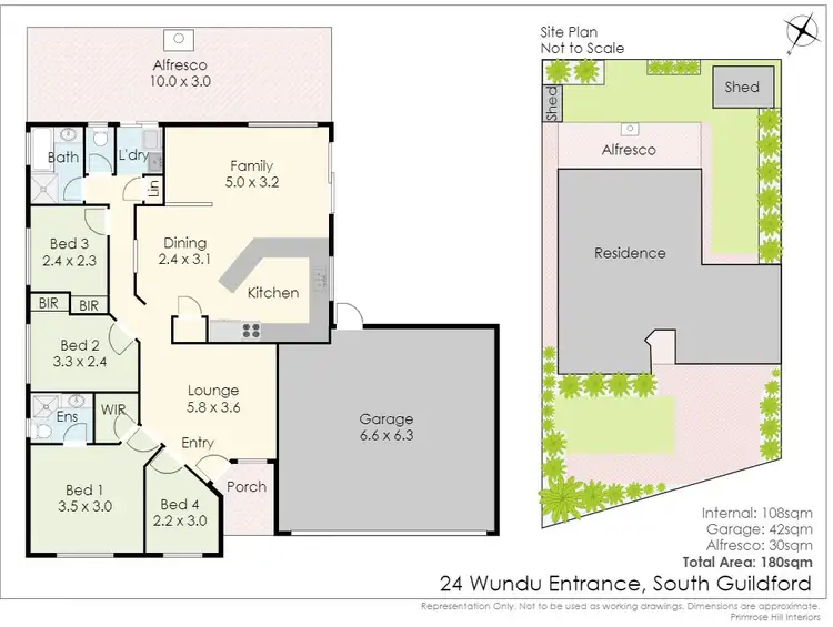Floorplan of Homely house listing, 24 Wundu Entrance, South Guildford WA 6055