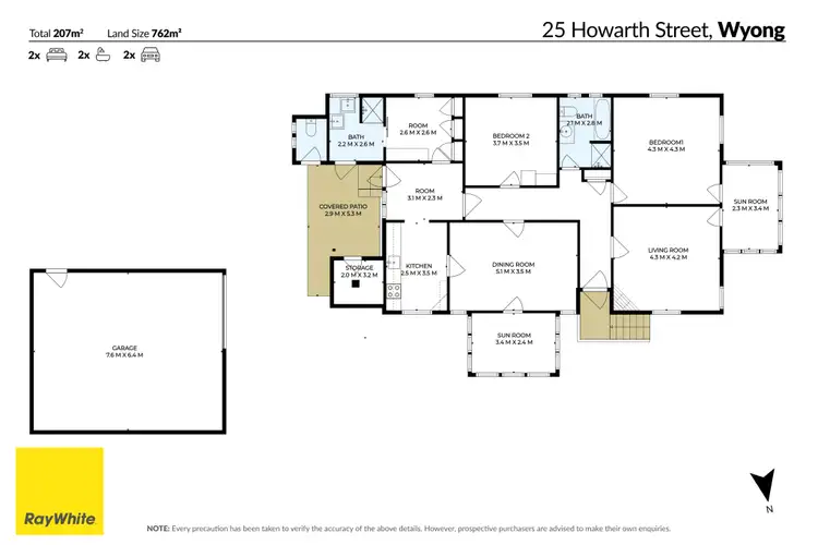 Floorplan of Homely house listing, 25 Howarth Street, Wyong NSW 2259