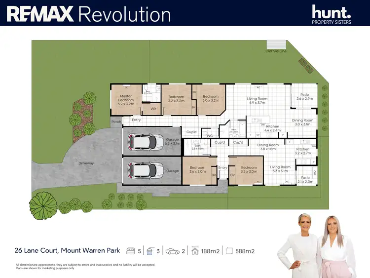 Floorplan of Homely semi-detached listing, 26 Lane Court, Mount Warren Park QLD 4207