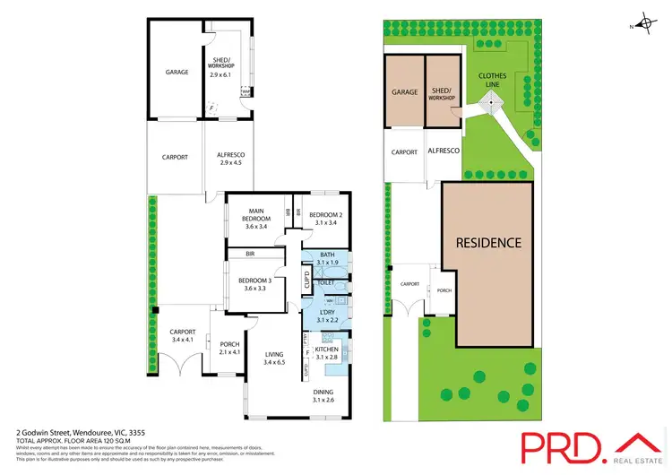 Floorplan of Homely house listing, 2 Godwin Street, Wendouree VIC 3355