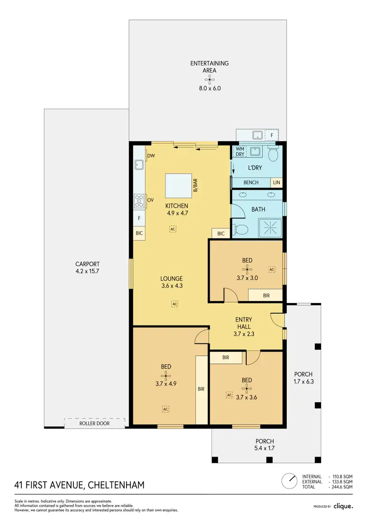 Floorplan of Homely house listing, 41 First Avenue, Cheltenham SA 5014