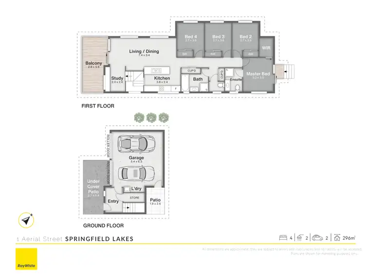 Floorplan of Homely house listing, 1 Aerial Street, Springfield Lakes QLD 4300