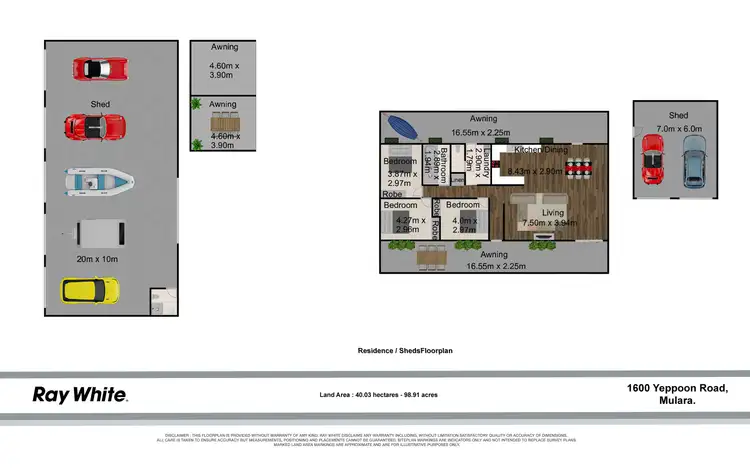 Floorplan of Homely house listing, 1600 Yeppoon Road, Mulara QLD 4703
