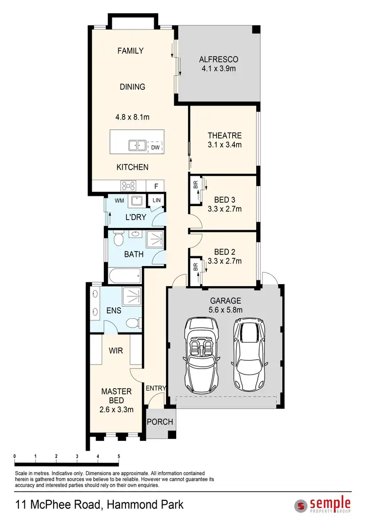Floorplan of Homely house listing, 11 McPhee Road, Hammond Park WA 6164