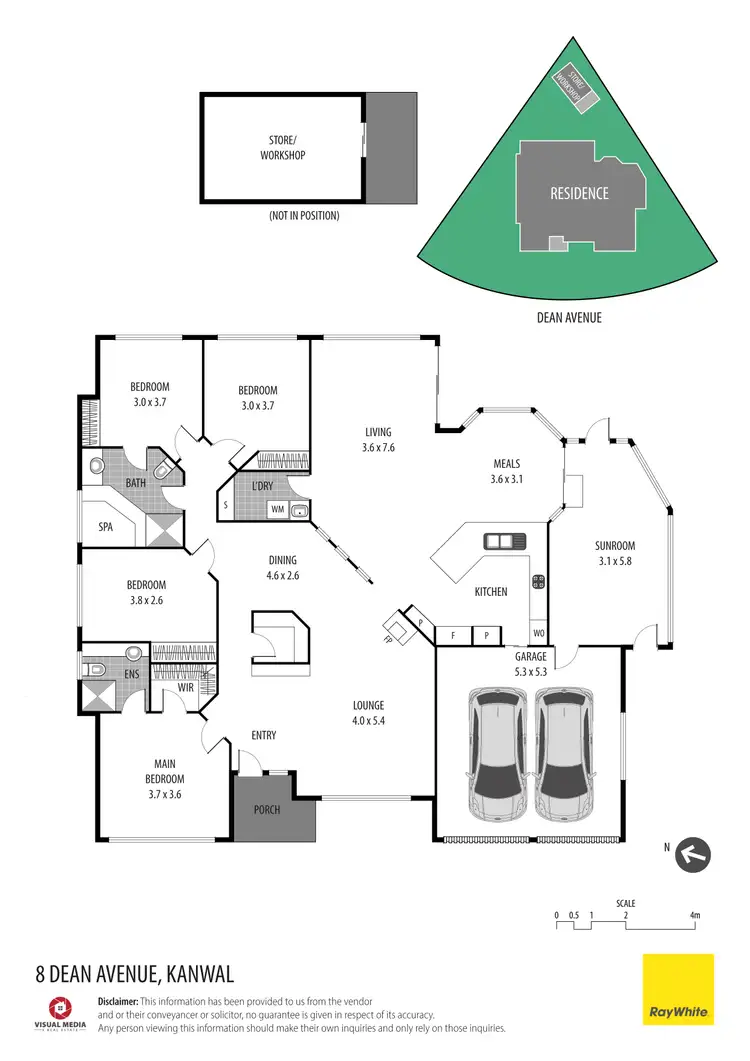Floorplan of Homely house listing, 8 Dean Avenue, Kanwal NSW 2259