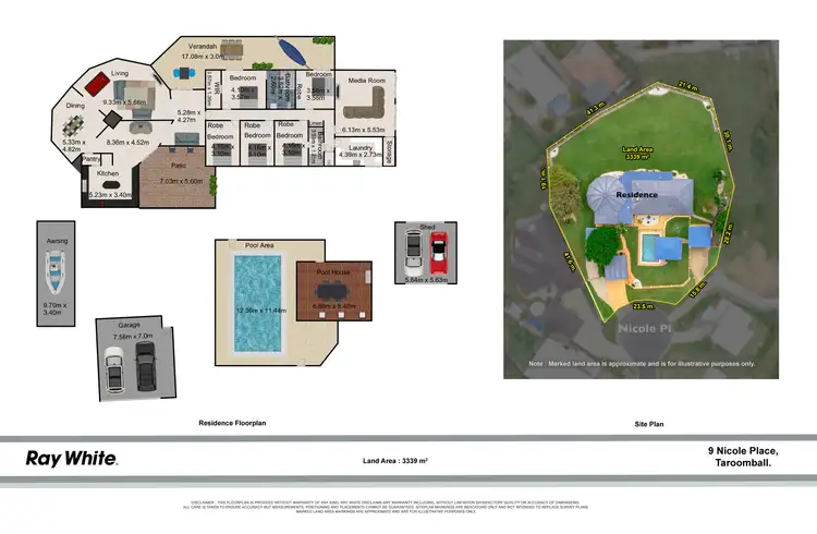 Floorplan of Homely house listing, 9 Nicole Place, Taroomball QLD 4703