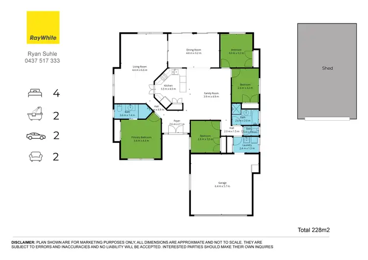Floorplan of Homely house listing, 6 Cooee Court, Deception Bay QLD 4508