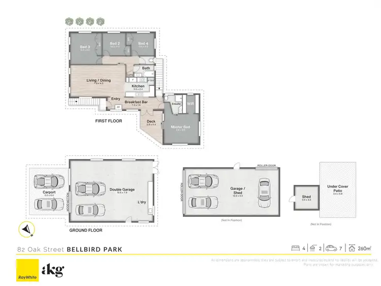 Floorplan of Homely house listing, 82 Oak Street, Bellbird Park QLD 4300