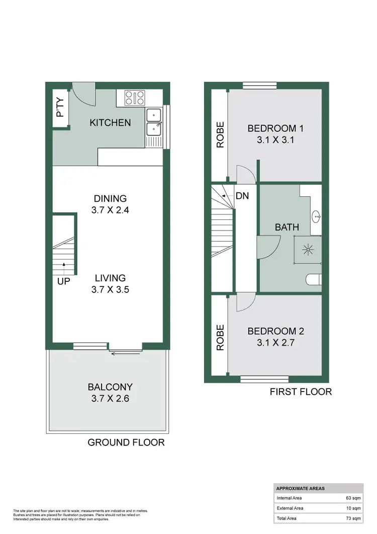 Floorplan of Homely unit listing, 9/218 York Street, Subiaco WA 6008