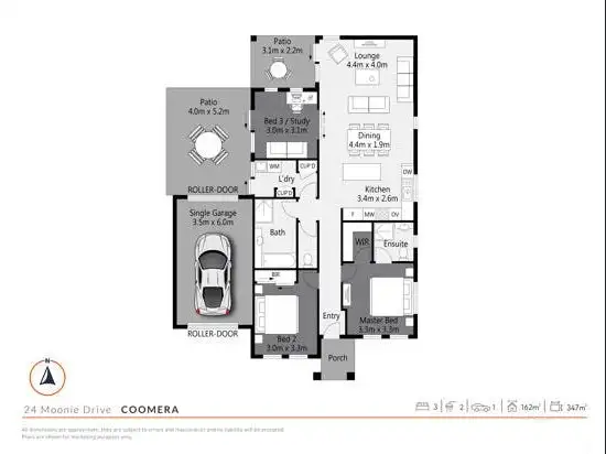 Floorplan of Homely house listing, 24 Moonie Drive, Coomera QLD 4209