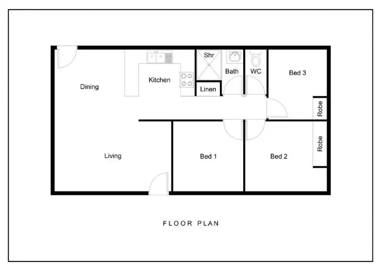 Floorplan of Homely house listing, 32 Catherine Cresent, Kelso QLD 4815