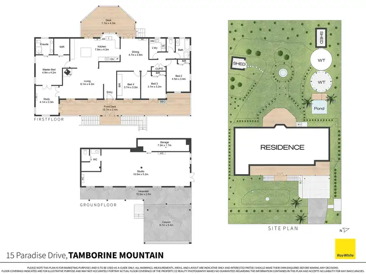 Floorplan of Homely house listing, 15 Paradise Drive, Tamborine Mountain QLD 4272