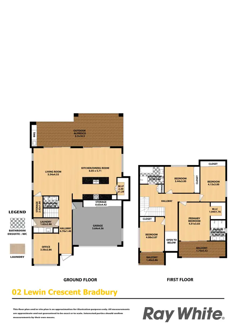 Floorplan of Homely house listing, 2 Lewin Crescent, Bradbury NSW 2560