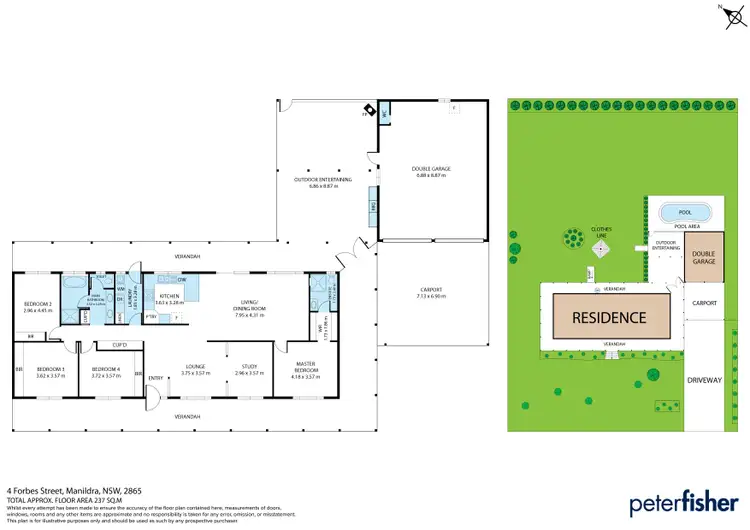 Floorplan of Homely house listing, 4 Forbes Street, Manildra NSW 2865