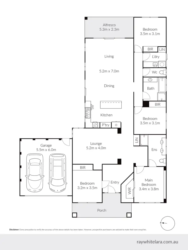 Floorplan of Homely house listing, 112 Eastlakes Boulevard, Lara VIC 3212