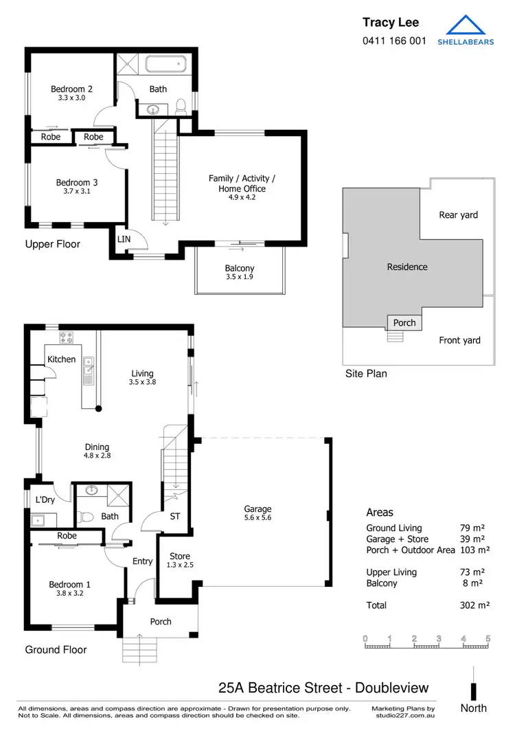Floorplan of Homely townhouse listing, 25A Beatrice Street, Doubleview WA 6018
