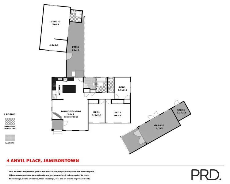 Floorplan of Homely house listing, 4 Anvil Place, Jamisontown NSW 2750