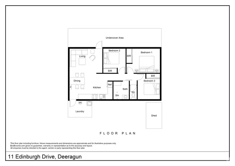 Floorplan of Homely house listing, 11 Edinburgh Drive, Deeragun QLD 4818