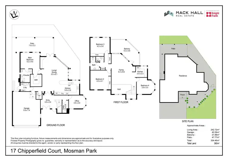 Floorplan of Homely house listing, 17 Chipperfield Court, Mosman Park WA 6012