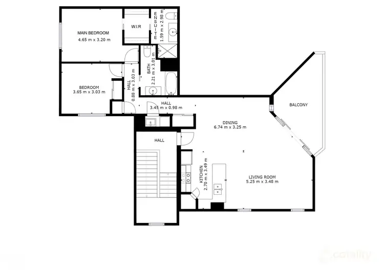 Floorplan of Homely unit listing, 6/320 Esplanade, Scarness QLD 4655