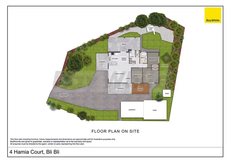 Floorplan of Homely house listing, 4 Hamia Court, Bli Bli QLD 4560