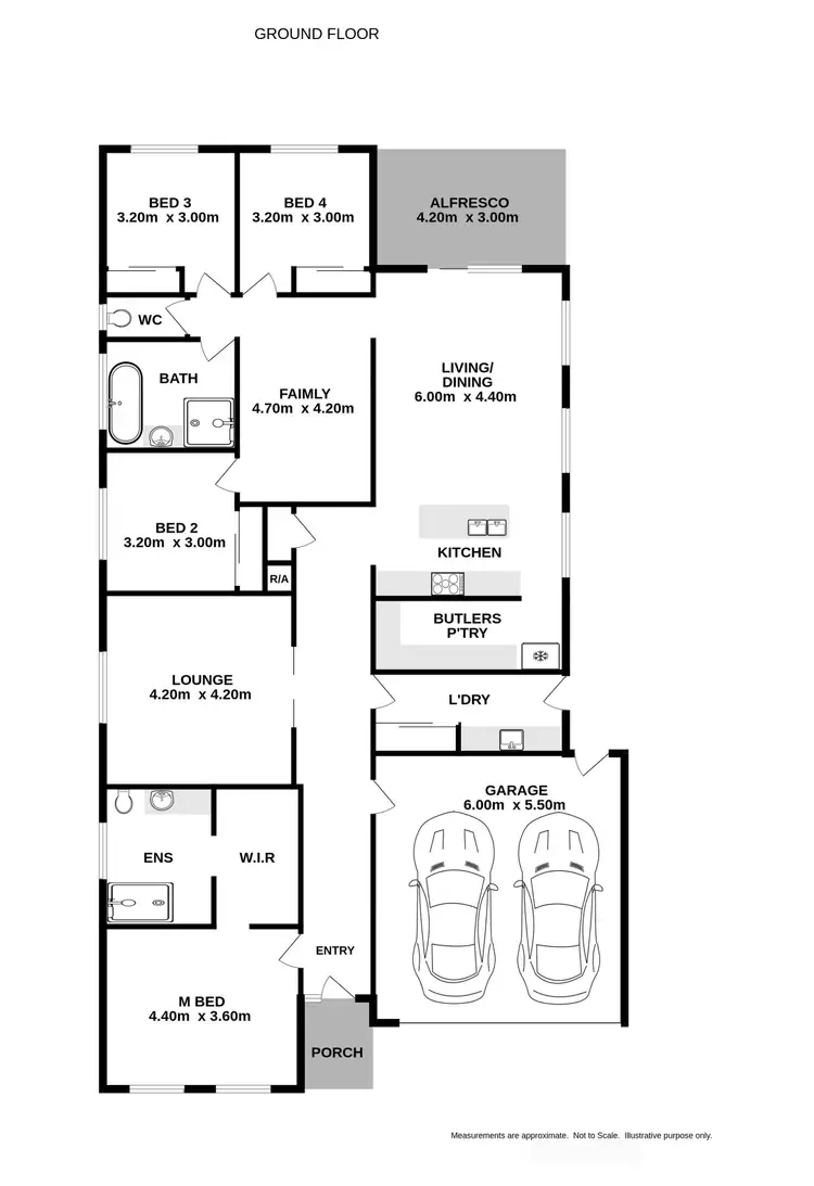 Floorplan of Homely house listing, 18 Beadsworth Street, Baranduda VIC 3691