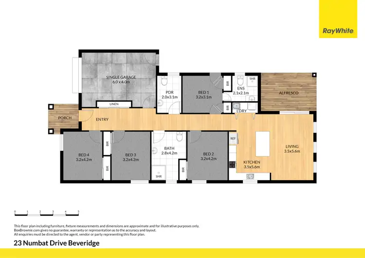Floorplan of Homely house listing, 23 Numbat Drive, Beveridge VIC 3753