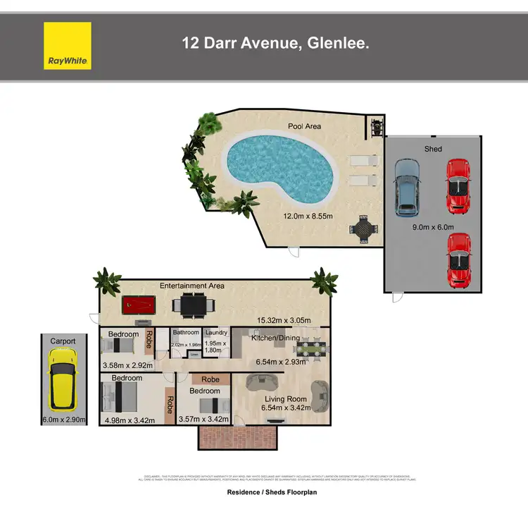 Floorplan of Homely house listing, 12 Darr Avenue, Glenlee QLD 4711