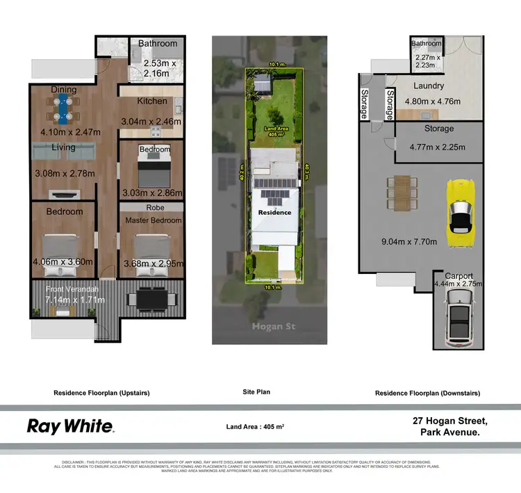 Floorplan of Homely house listing, 27 Hogan Street, Park Avenue QLD 4701