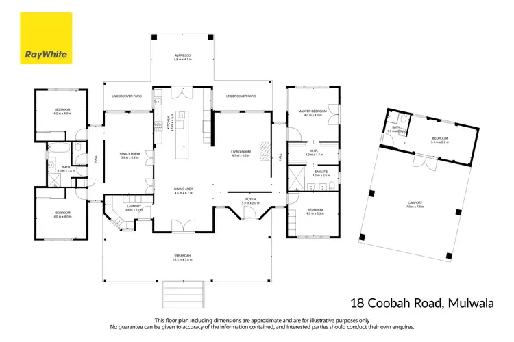Floorplan of Homely house listing, 18 Coobah Road, Mulwala NSW 2647