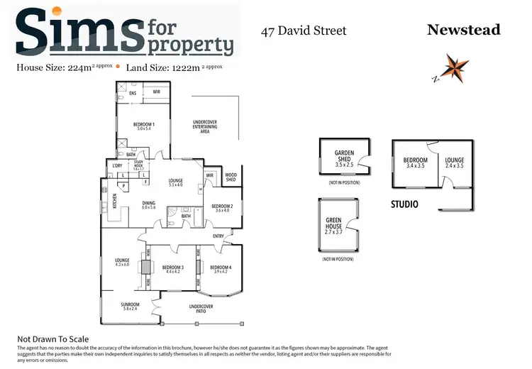 Floorplan of Homely house listing, 47 David Street, Newstead TAS 7250