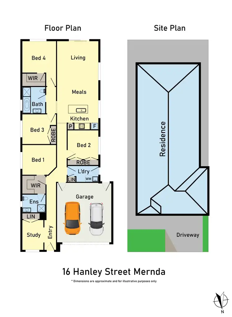 Floorplan of Homely house listing, 16 Hanley Street, Mernda VIC 3754