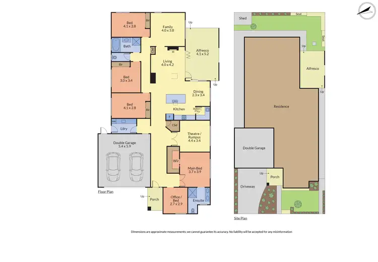 Floorplan of Homely house listing, 13 Hyperno Way, Sandhurst VIC 3977