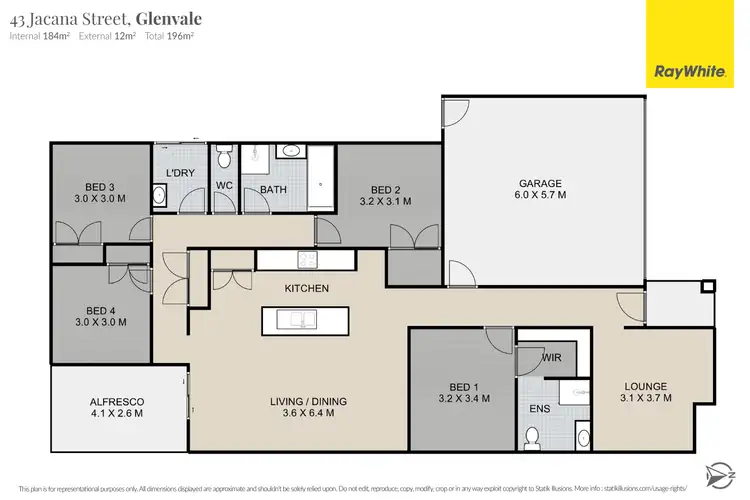 Floorplan of Homely house listing, 43 Jacana Street, Glenvale QLD 4350