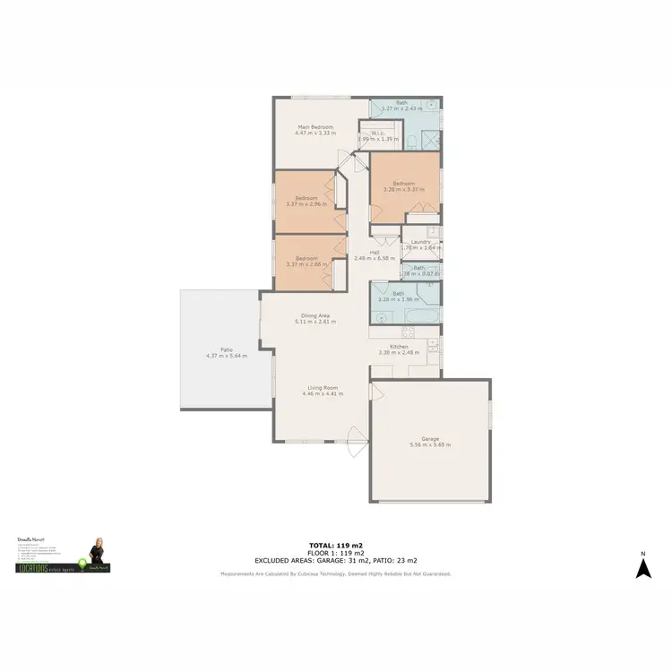 Floorplan of Homely house listing, 28 Dunstall Street, Clinton QLD 4680